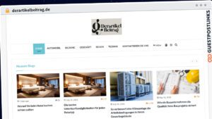 Publish Guest Post on derartikelbeitrag.de