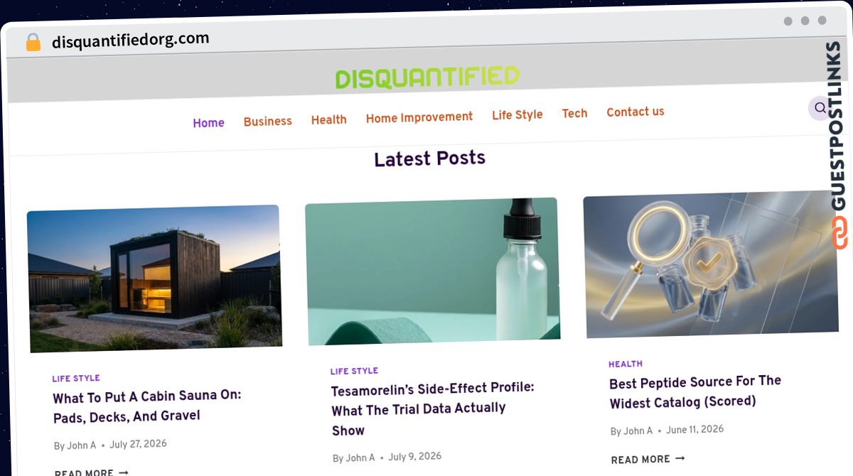 Publish Guest Post on disquantifiedorg.com