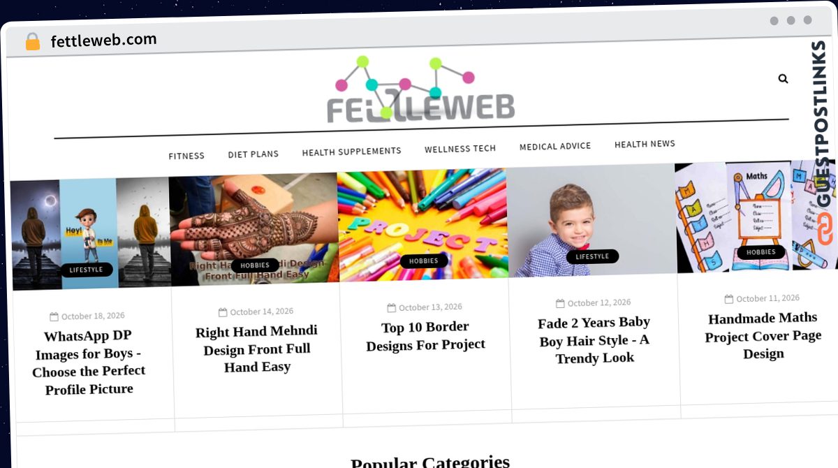 Publish Guest Post on fettleweb.com