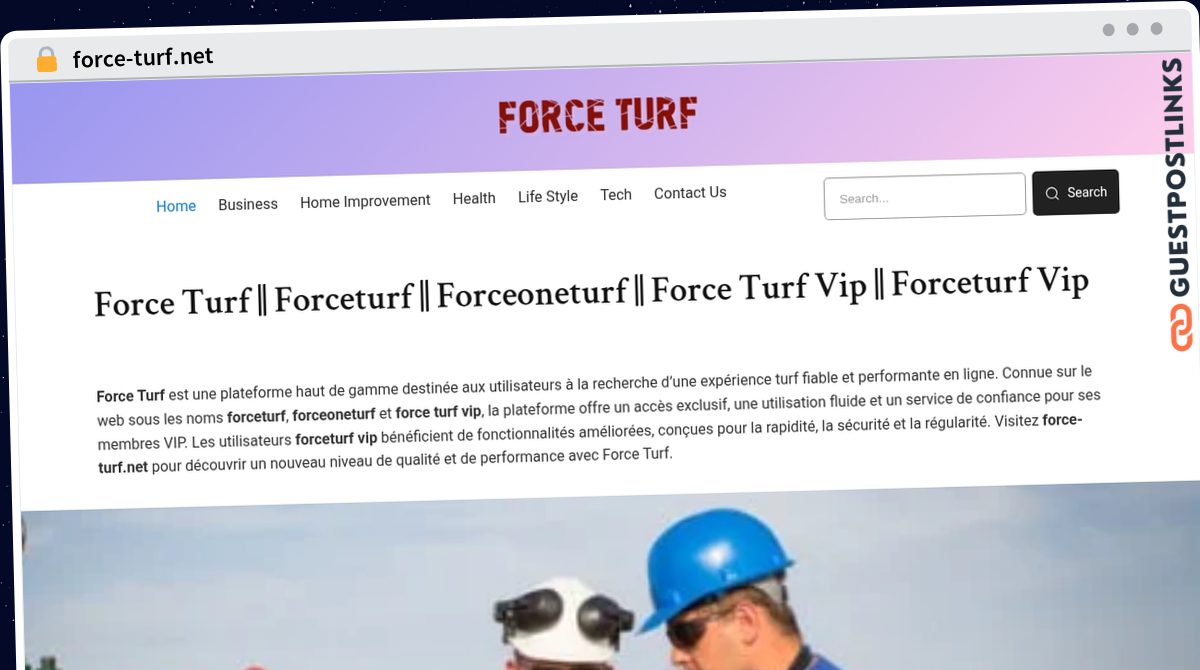 Publish Guest Post on force-turf.net