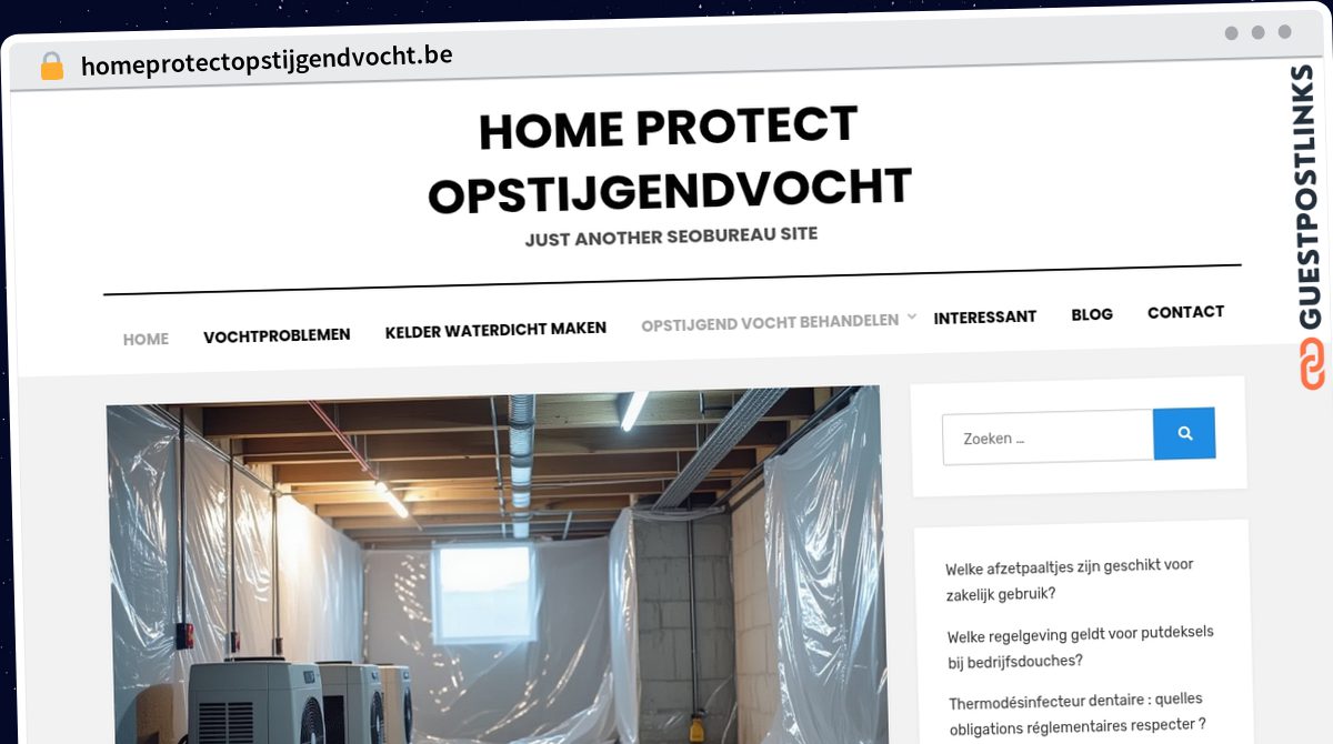 Publish Guest Post on homeprotectopstijgendvocht.be