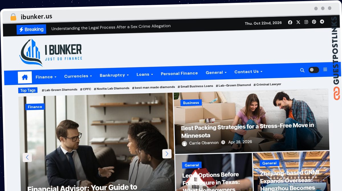 Publish Guest Post on ibunker.us