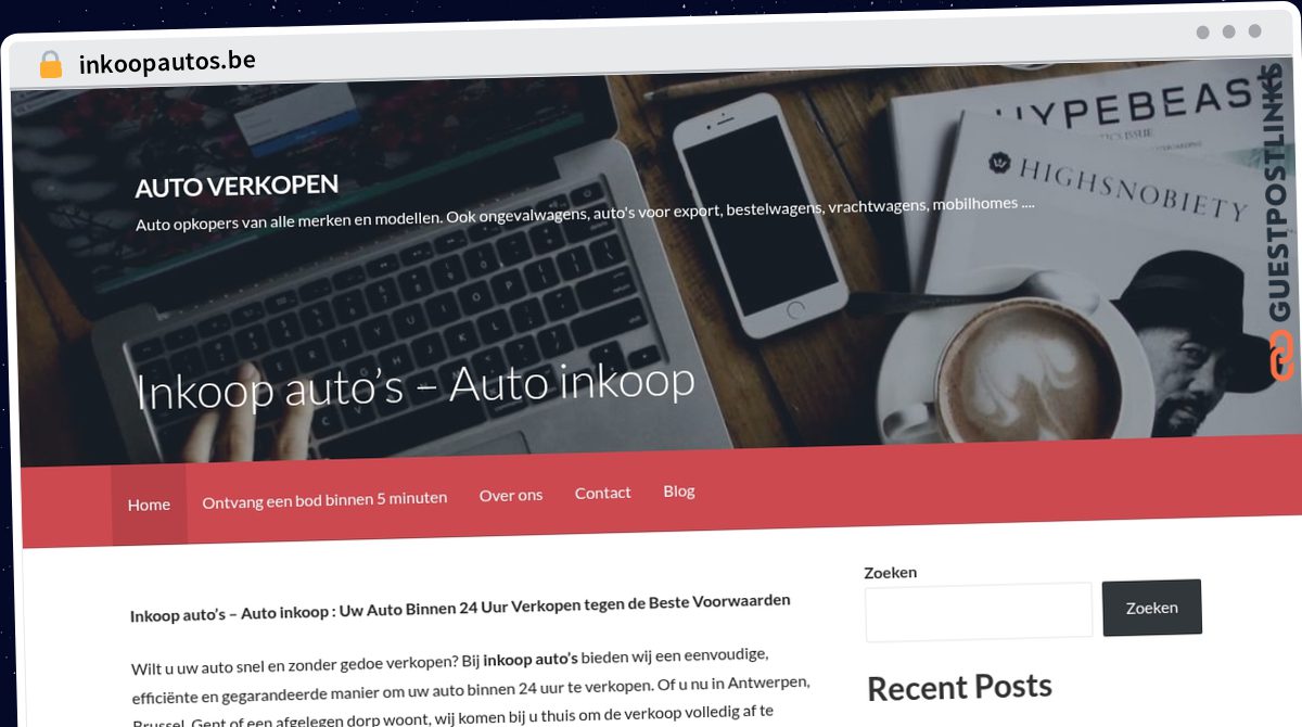 Publish Guest Post on inkoopautos.be