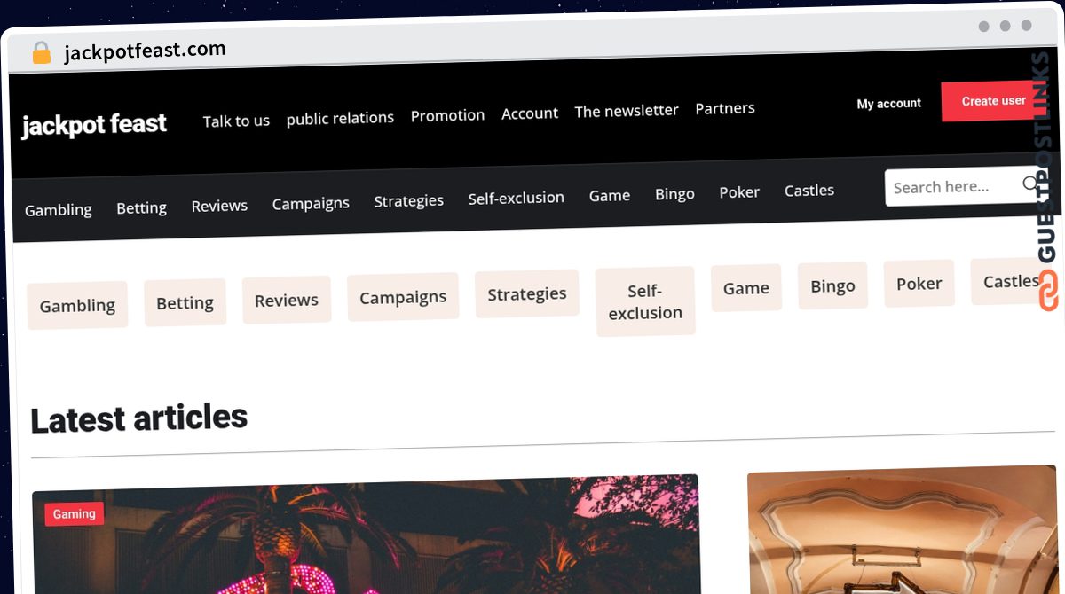 Publish Guest Post on jackpotfeast.com