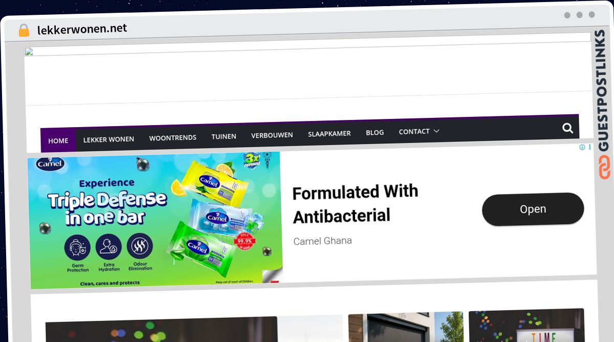 Publish Guest Post on lekkerwonen.net