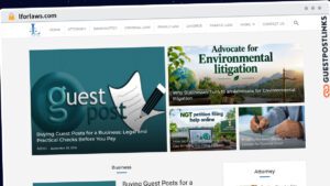 Publish Guest Post on lforlaws.com
