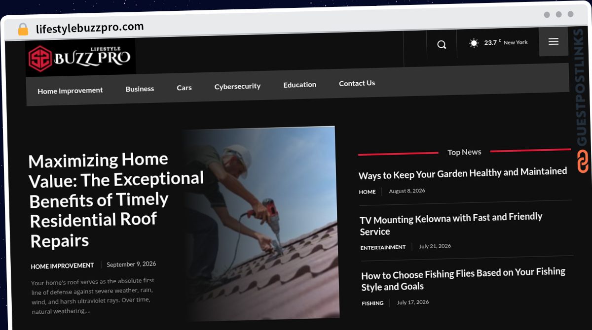 Publish Guest Post on lifestylebuzzpro.com