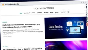 Publish Guest Post on magazincenter.de