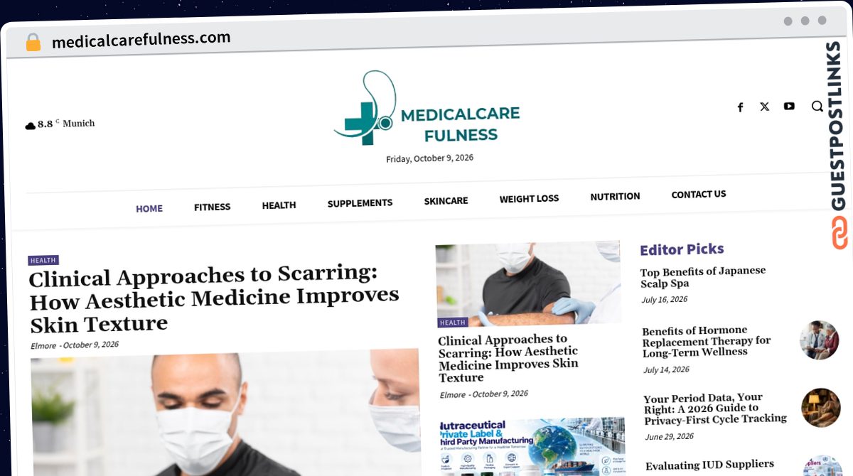Publish Guest Post on medicalcarefulness.com