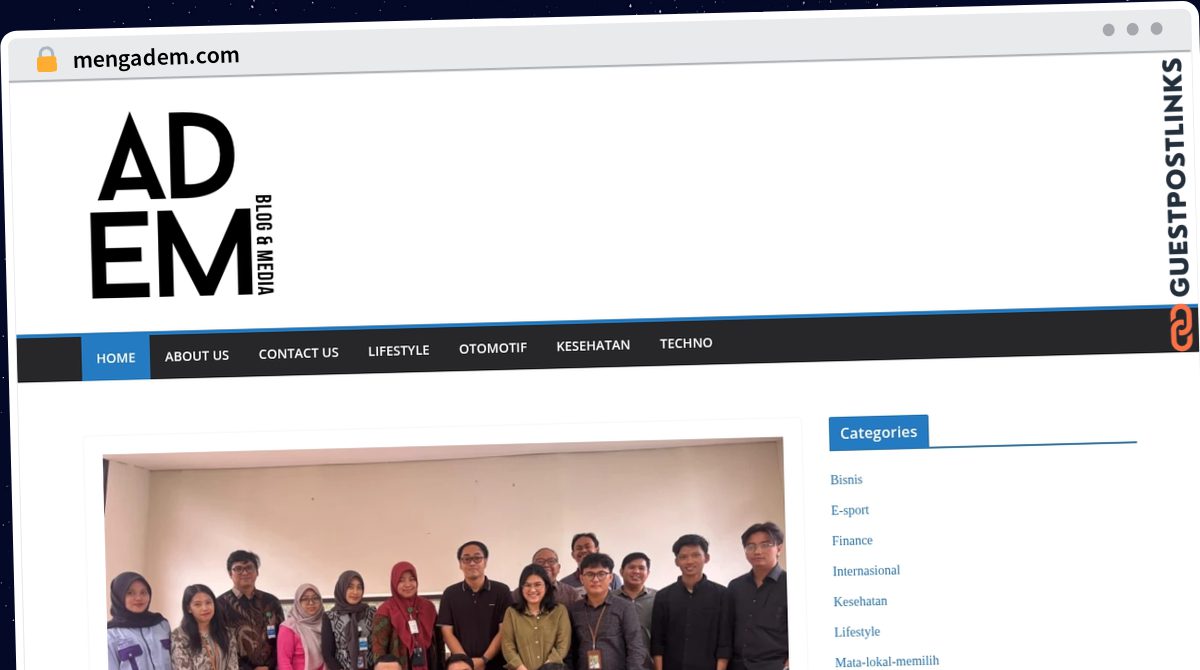 Publish Guest Post on mengadem.com
