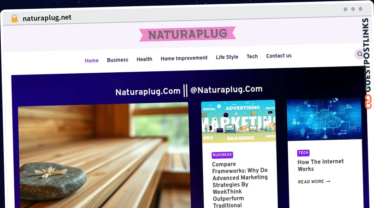 Publish Guest Post on naturaplug.net