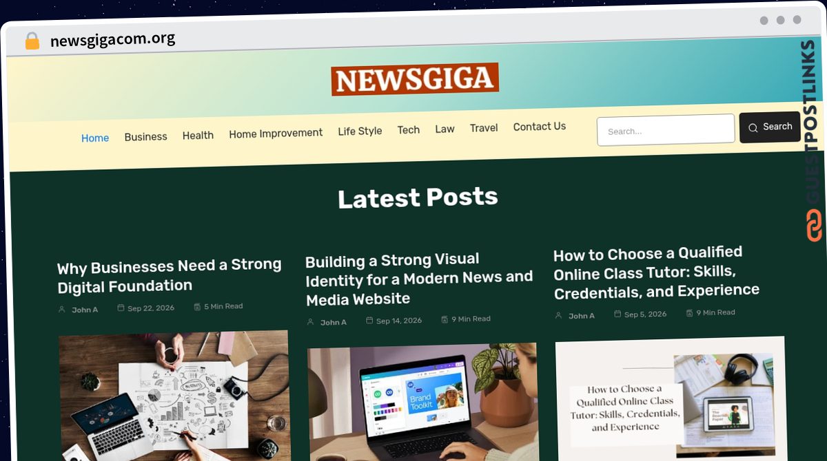 Publish Guest Post on newsgigacom.org