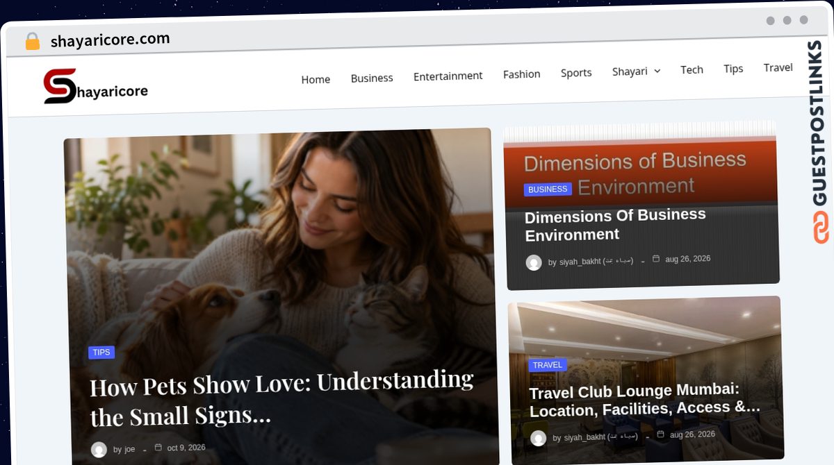 Publish Guest Post on shayaricore.com
