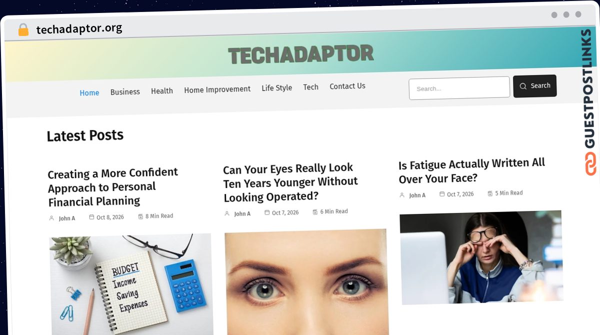 Publish Guest Post on techadaptor.org