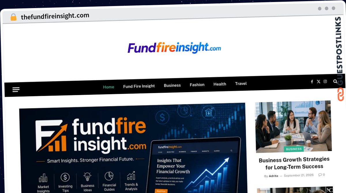 Publish Guest Post on thefundfireinsight.com