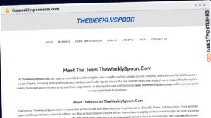 Publish Guest Post on theweeklyspooncom.com