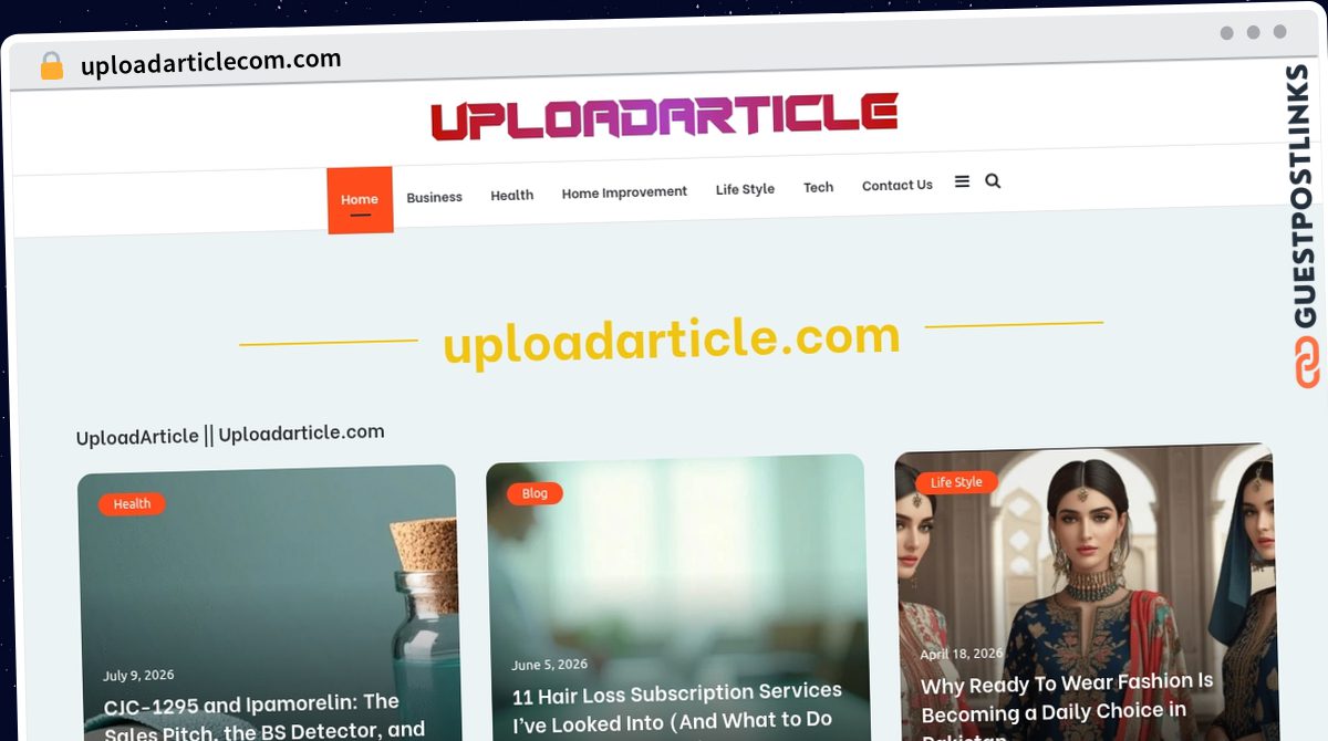 Publish Guest Post on uploadarticlecom.com