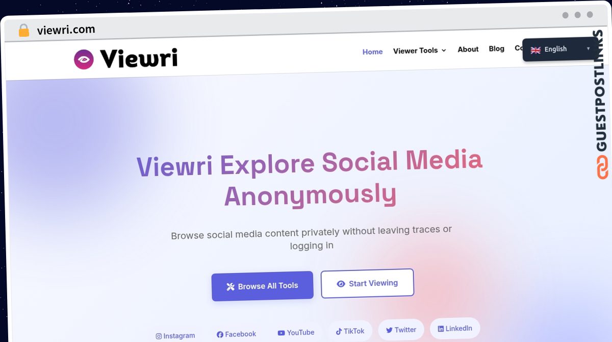Publish Guest Post on viewri.com