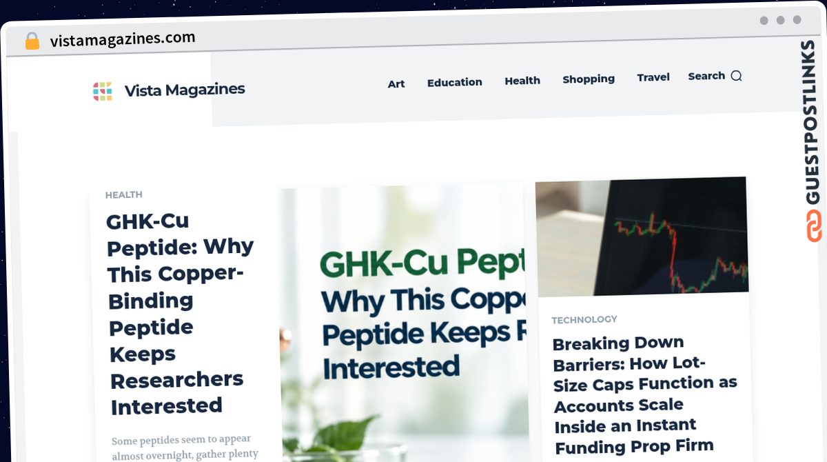 Publish Guest Post on vistamagazines.com
