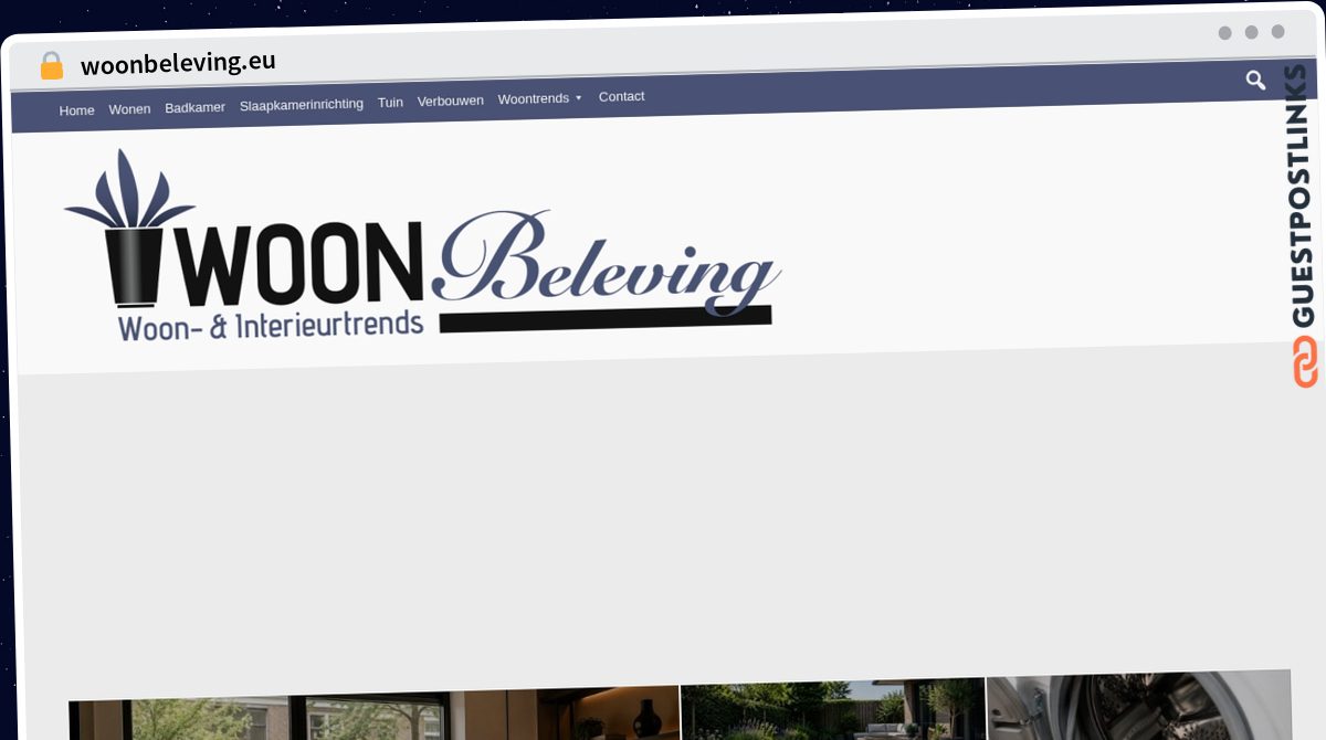 Publish Guest Post on woonbeleving.eu